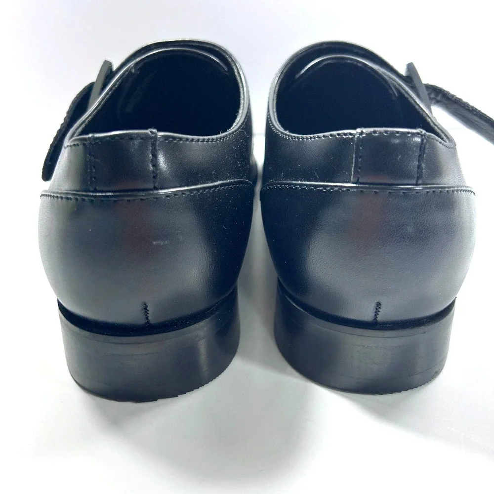 Alfani ‎ Elijah Single Monk Strap Men's Shoe Black 8M